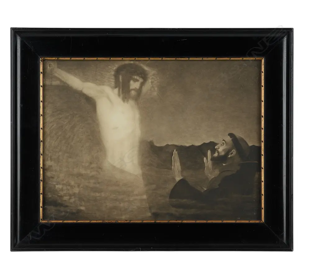 Unidentified painter 'Vision of Saint Francis Xavier', c.1900 Image 1++